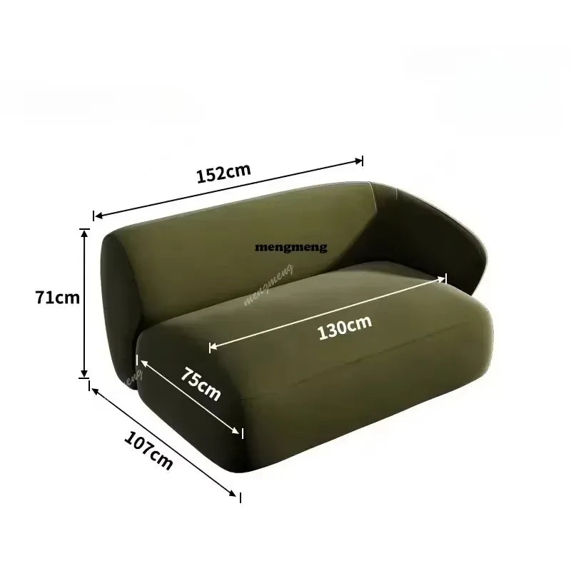 F150 Nordisches Minimalistisches Relaxsofa - Lazy Couch Bodensessel Luxus Lounge