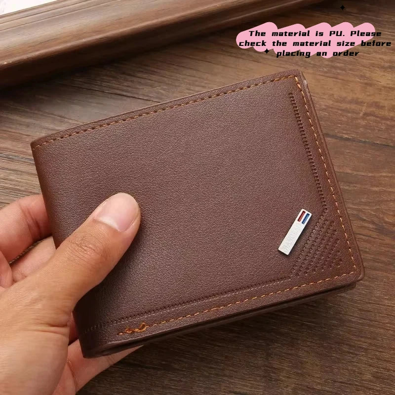 Minimalistische Leder-Geldbörse – Schlankes Portemonnaie für Herren