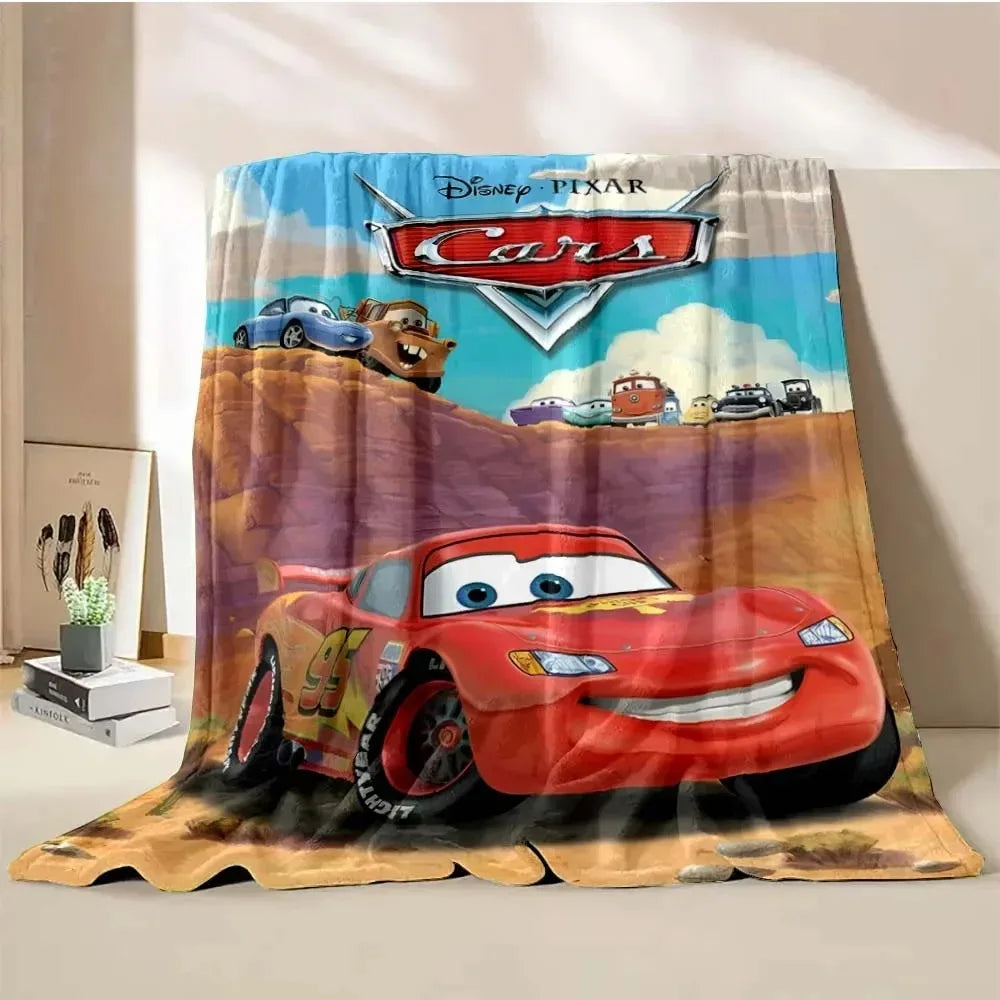 Pixar Cars Lightning McQueen Flanelldecke
