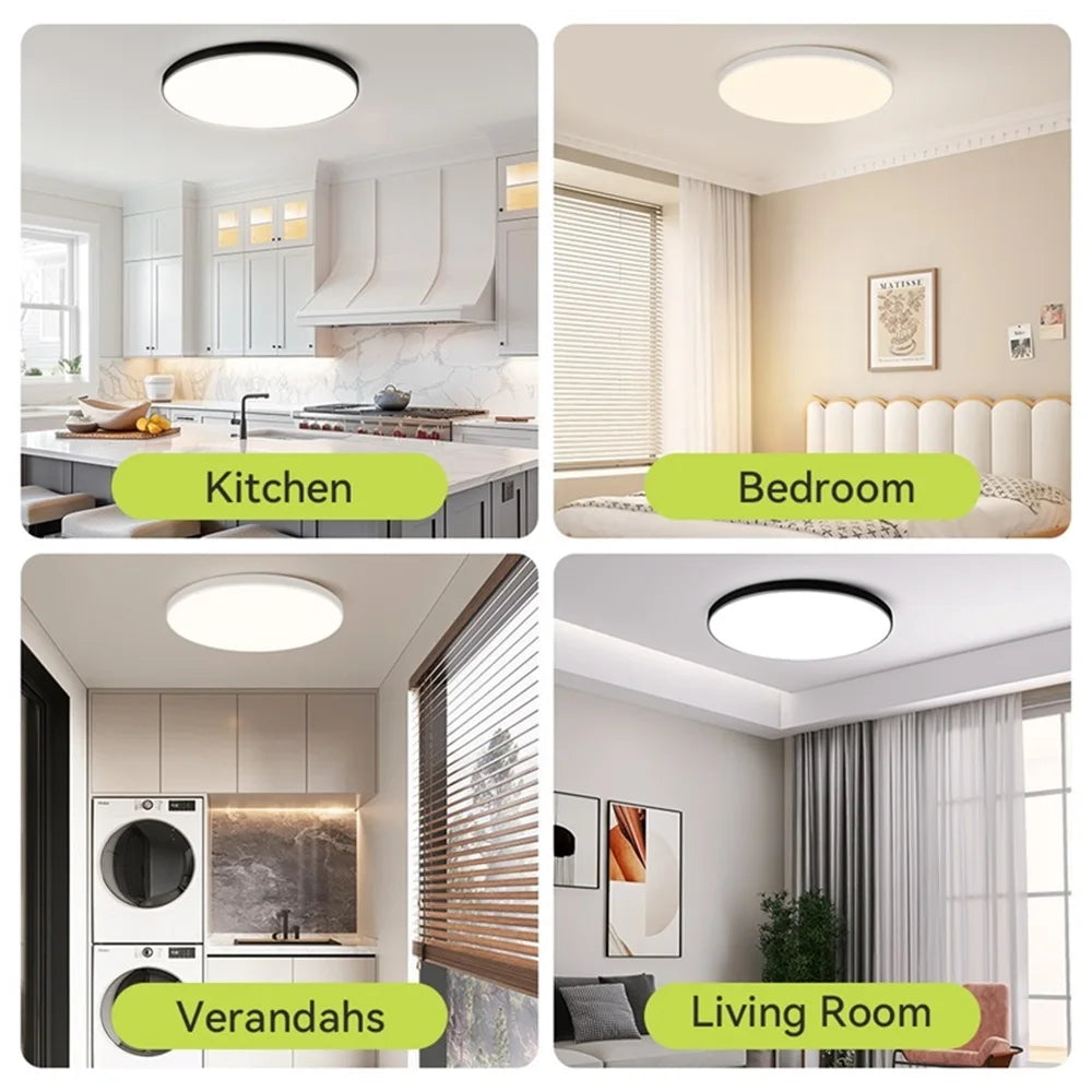 LED Deckenlampe AC220V 3 Farben Dimmbar