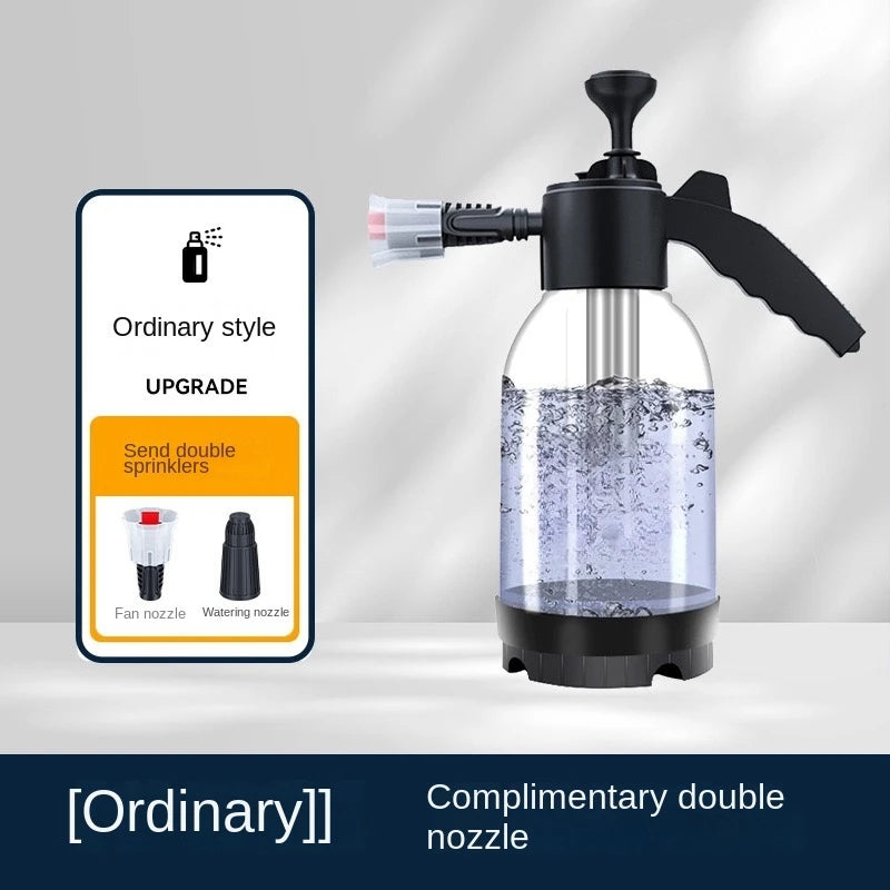 2L Handpumpen-Schaumsprüher - Foam Cannon mit 3 Düsen für Autowaschung