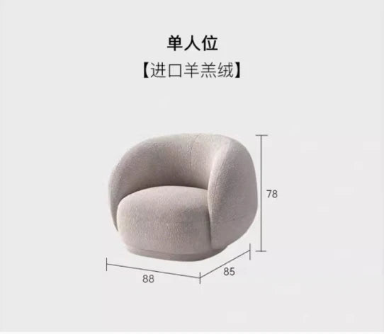 Nordisches Wohnzimmer Sofa - Minimalistisch Doppel Cord Vakuum komprimiert knochenlos 2025