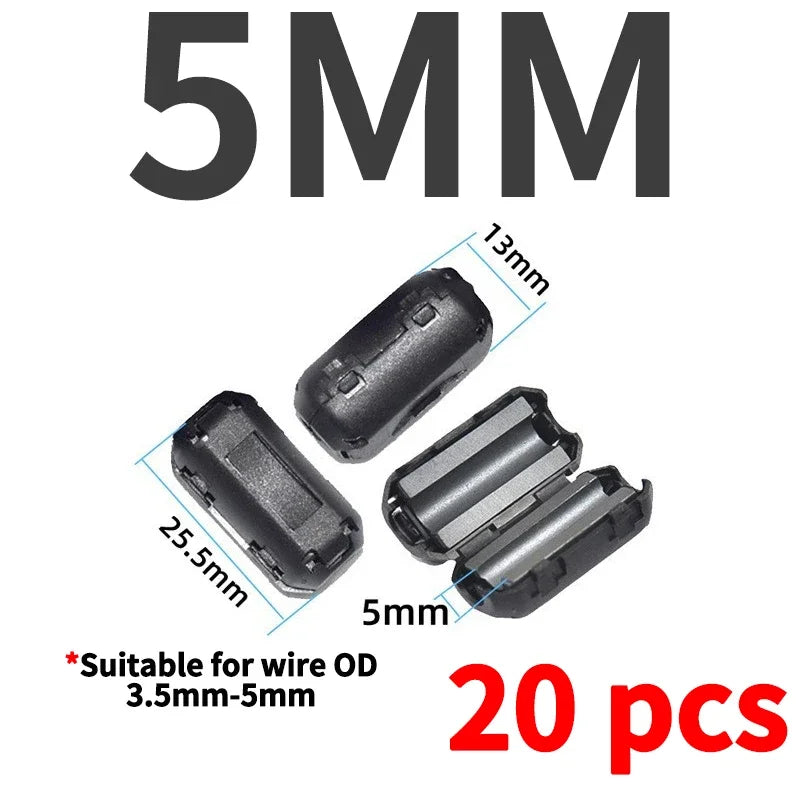 20 Stück Magnetring Ferrit-Filter