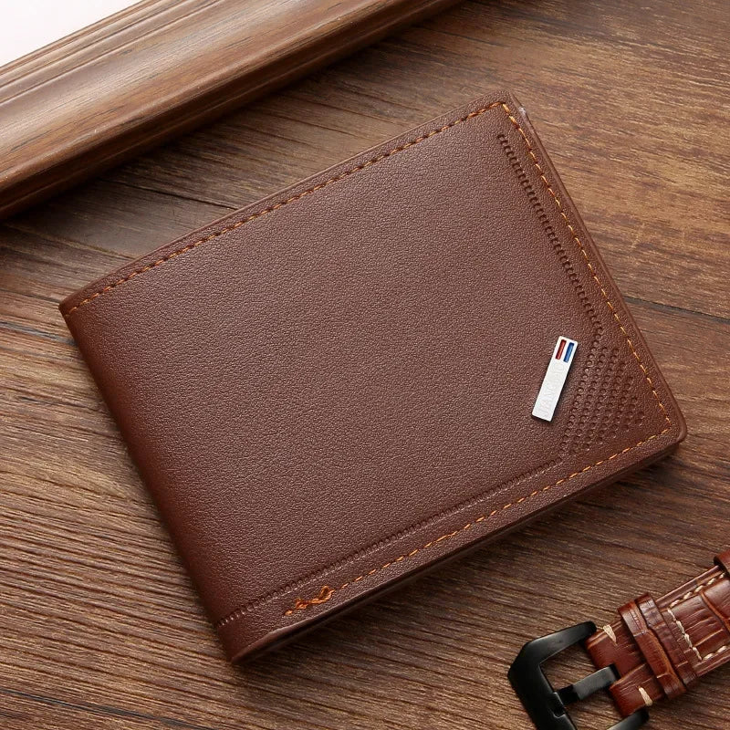 Minimalistische Leder-Geldbörse – Schlankes Portemonnaie für Herren