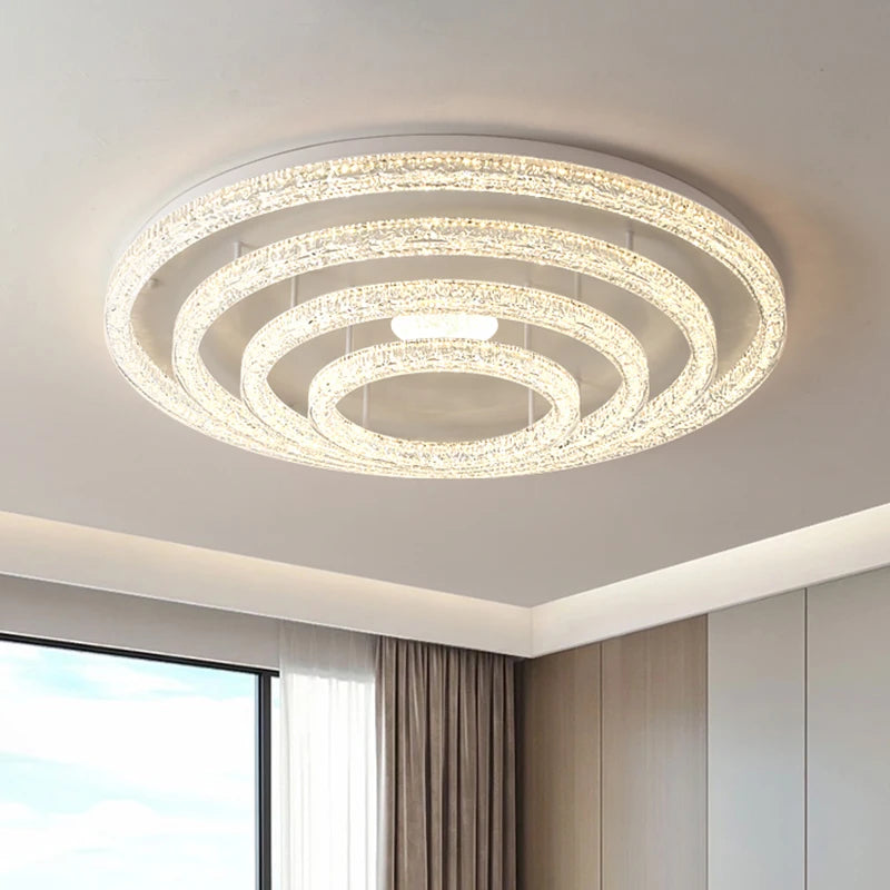 Nordische LED Deckenlampe - Moderne Wohnzimmer Beleuchtung für Schlafzimmer und Innenräume