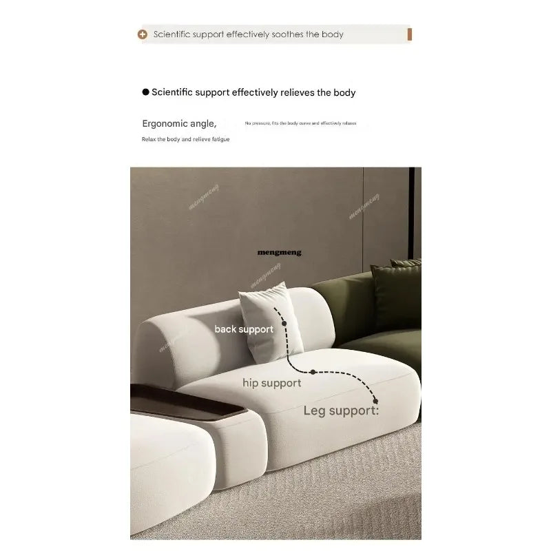 F150 Nordisches Minimalistisches Relaxsofa - Lazy Couch Bodensessel Luxus Lounge