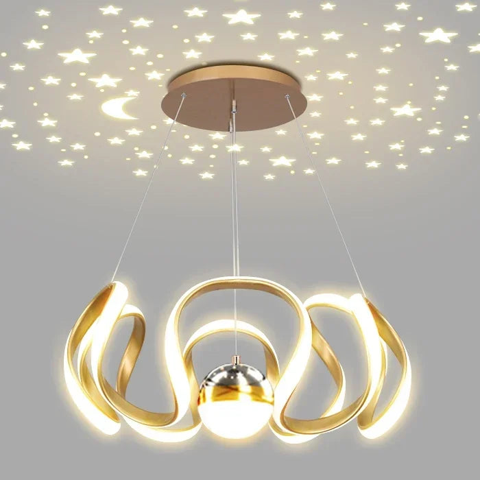 Moderner Stilvoller LED Kronleuchter