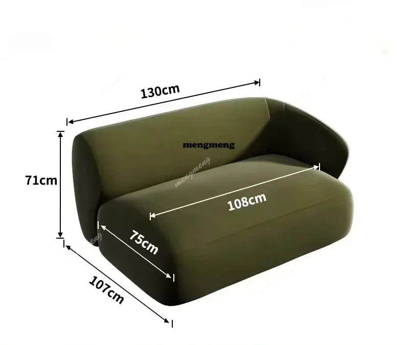 F150 Nordisches Minimalistisches Relaxsofa - Lazy Couch Bodensessel Luxus Lounge