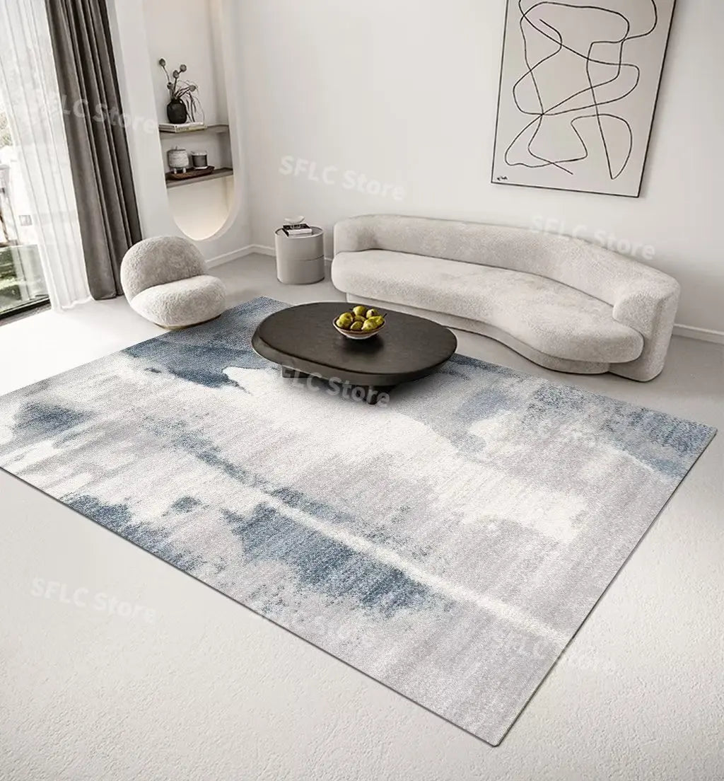Minimalistischer Teppich Beige - Japanischer Stil für Wohnzimmer, Schlafzimmer und Garderobe