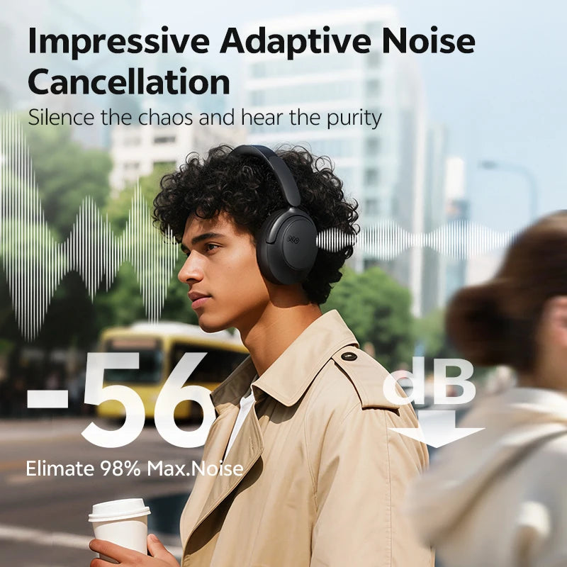 QCY H3S -56dB Adaptive ANC Over-Ear Kopfhörer