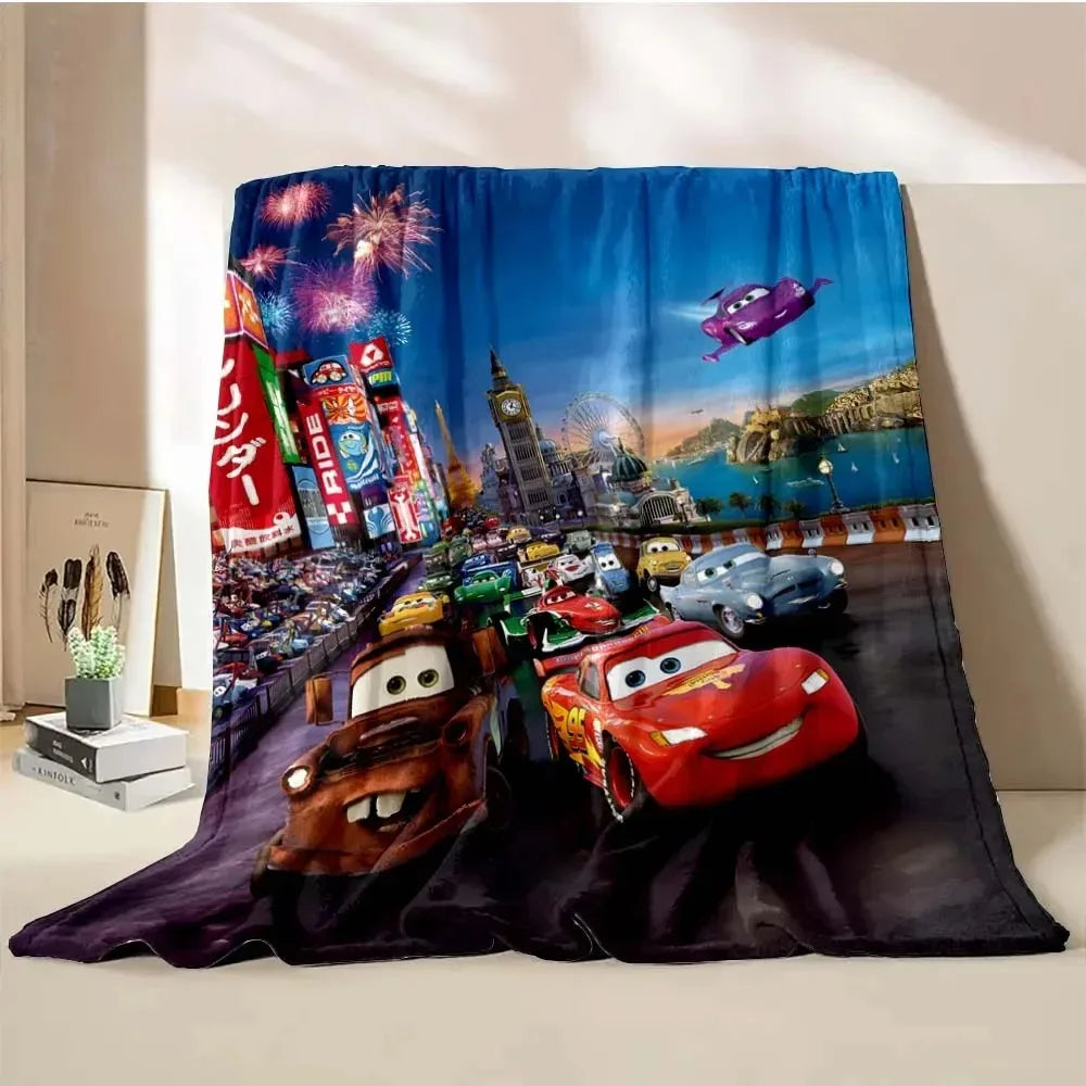 Pixar Cars Lightning McQueen Flanelldecke