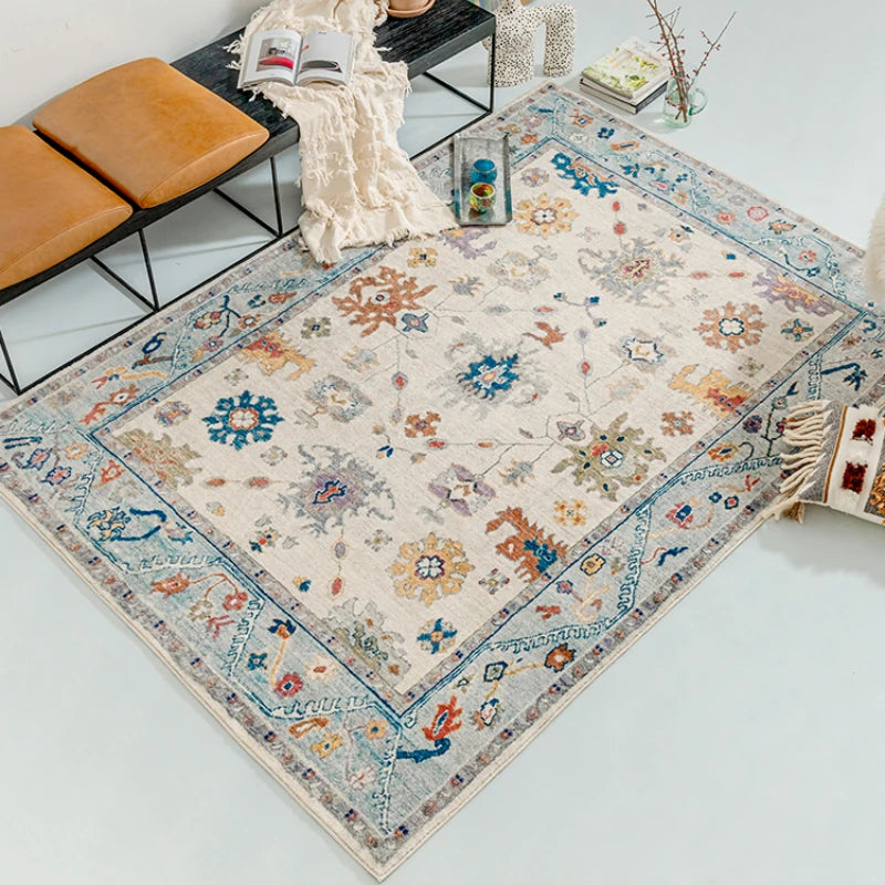 Amerikanischer Retro Teppich für Wohnzimmer
