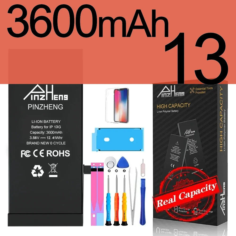 PINZHENG Hochkapazitäts-Akku für iPhone