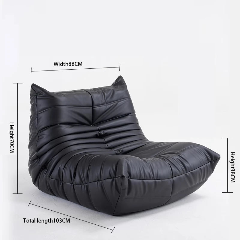 Caterpillar Lounge Sessel – Moderner Lazy Sofa für Balkon & Büro