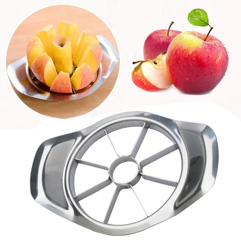 Edelstahl Apfelteiler – 8 Spalten, Obstschneider & Gemüseschneider