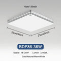 Moderne LED Deckenleuchte