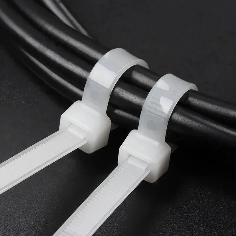 1000/100 Stück Nylon Kabelbinder
