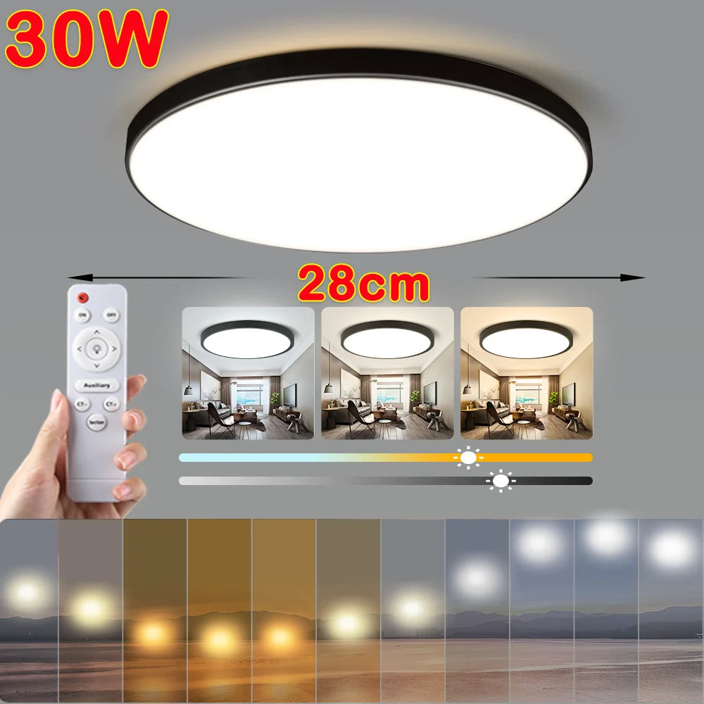 LED Deckenlampe AC220V 3 Farben Dimmbar