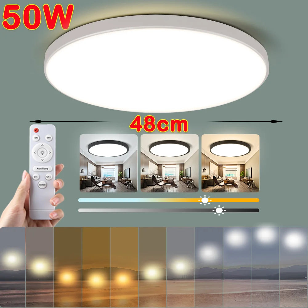 LED Deckenlampe AC220V 3 Farben Dimmbar