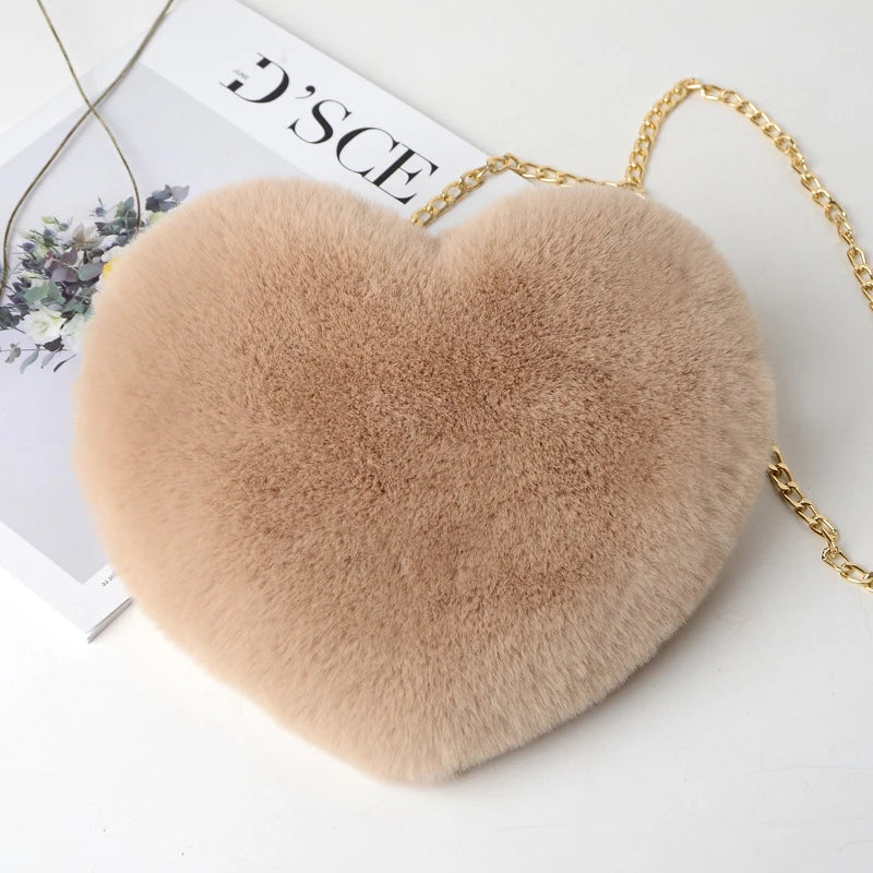 Modische Damen Herzförmige Handtasche