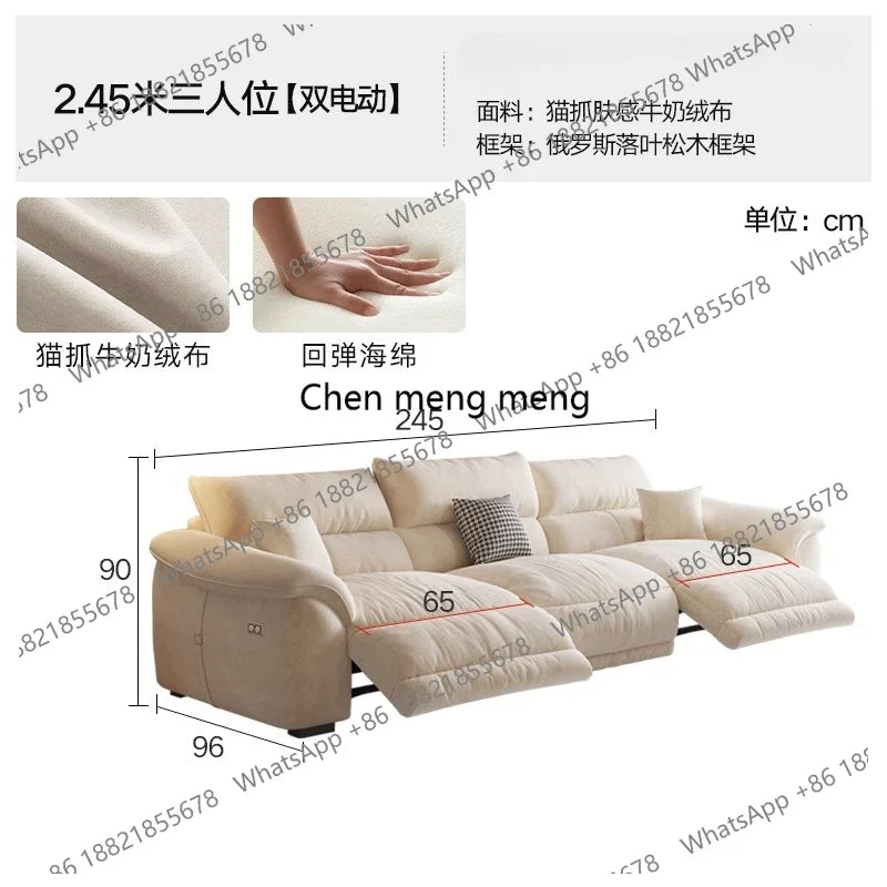 M178 Modern luxury functional electric sofa living room sofas couch bed Convertible sofa Cloth Armchair home furniture armchairs