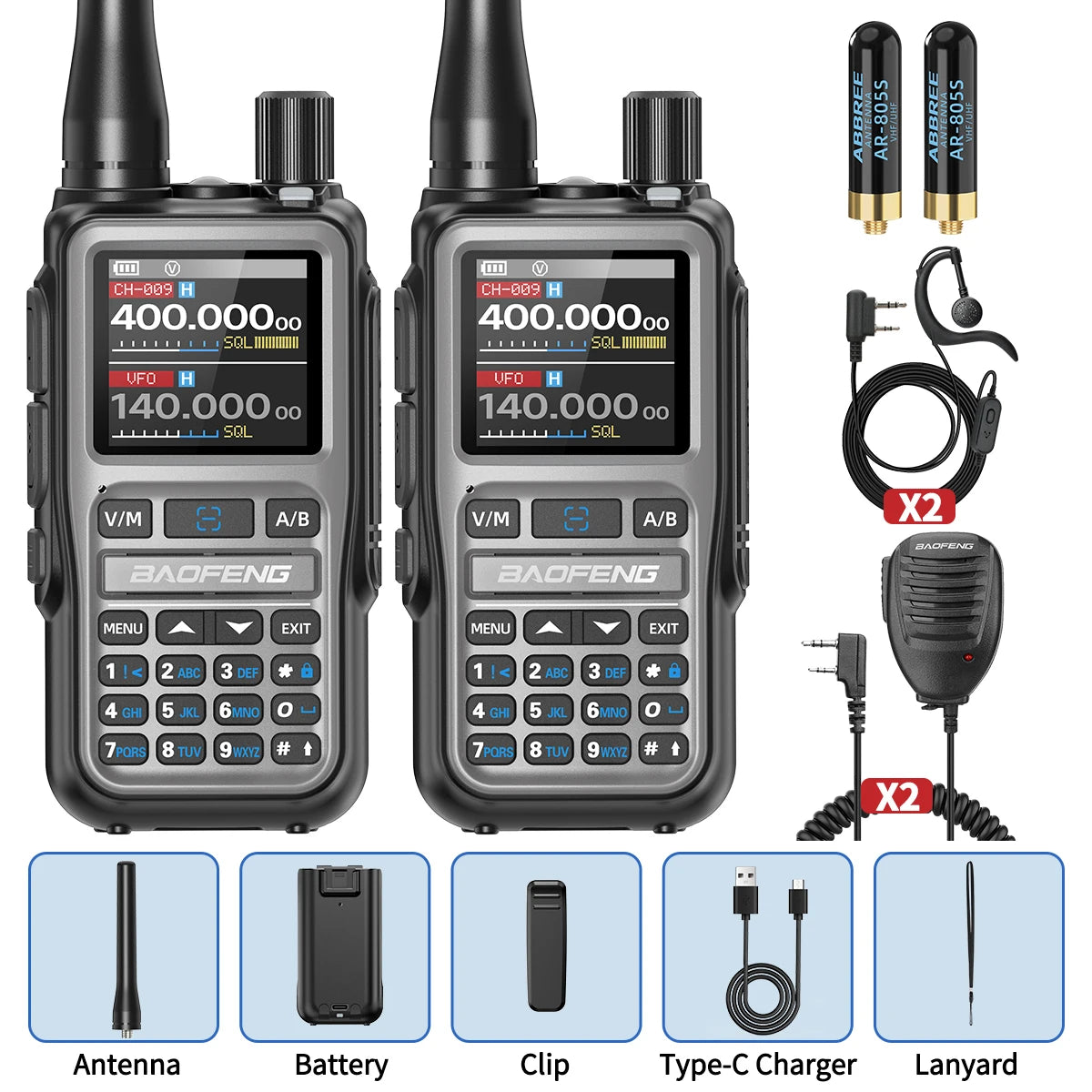BAOFENG UV-5R Mini Walkie-Talkie
