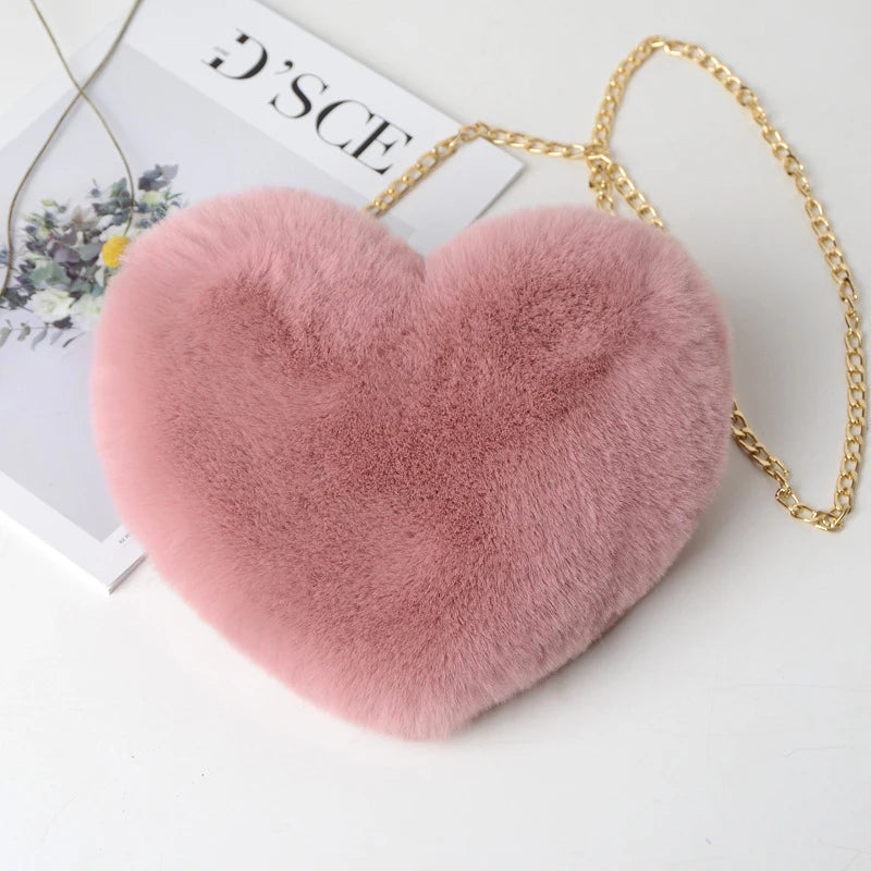 Modische Damen Herzförmige Handtasche