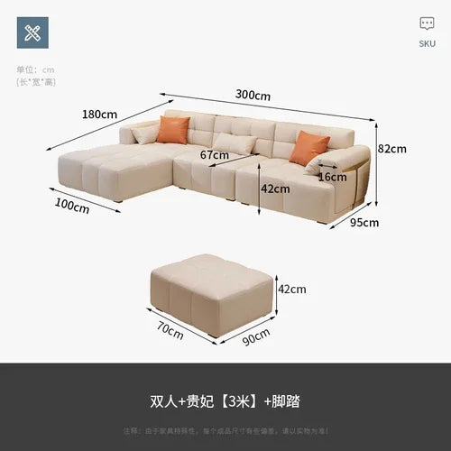 Europe Living Room Sofas Lazy Lounge Sectional Modern Elegant Sofa Apartment Interior Sofa Para Habitacion Luxury Furniture