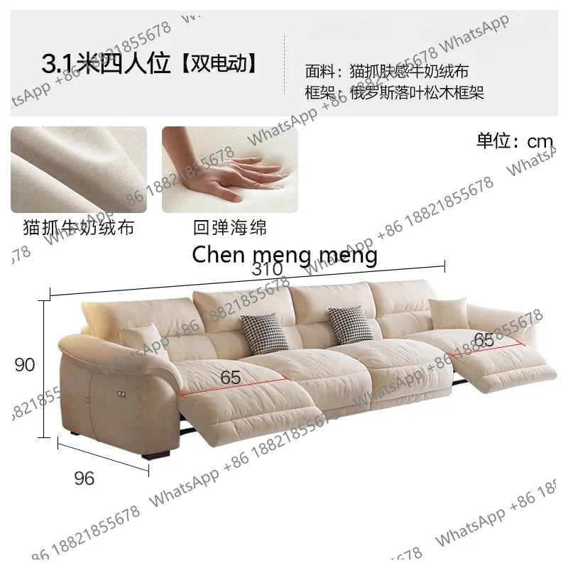 M178 Modern luxury functional electric sofa living room sofas couch bed Convertible sofa Cloth Armchair home furniture armchairs