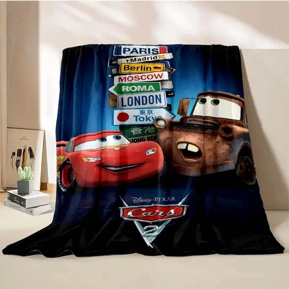 Pixar Cars Lightning McQueen Flanelldecke