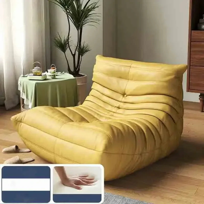 Bean Bag Chair for Adults Teens Comfy Reading Gaming Floor Lounge Fireside Chair Single Armless Lazy Sofa Couch for Living Room
