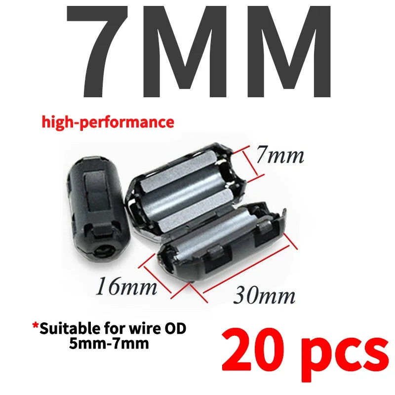 20 Stück Magnetring Ferrit-Filter
