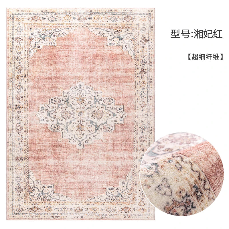 Amerikanischer Retro Teppich für Wohnzimmer