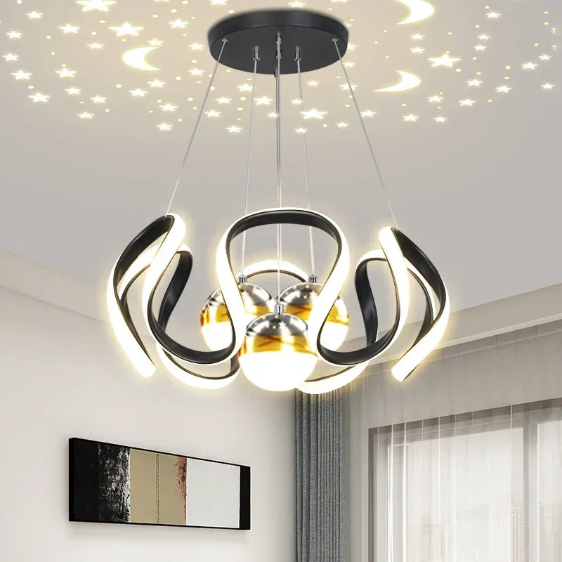 Moderner Stilvoller LED Kronleuchter