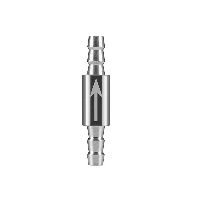 Dioxide Cylinder To CO2 System Diffuser Stainless Steel Check Valve For CO2 equipment Non Return Water 4mm Aquarium Water Valve