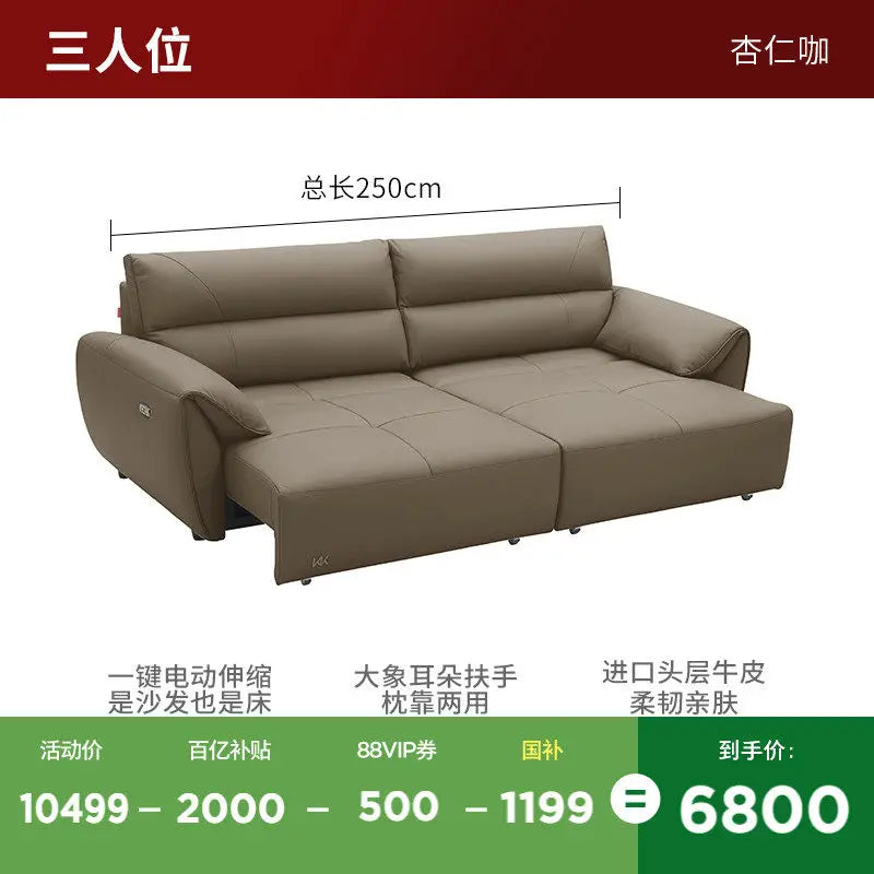 Lounge Luxury Living Room Sofas Multifunctional Balcony White Leather Living Room Sofas Designer Replica Muebles Home Furniture