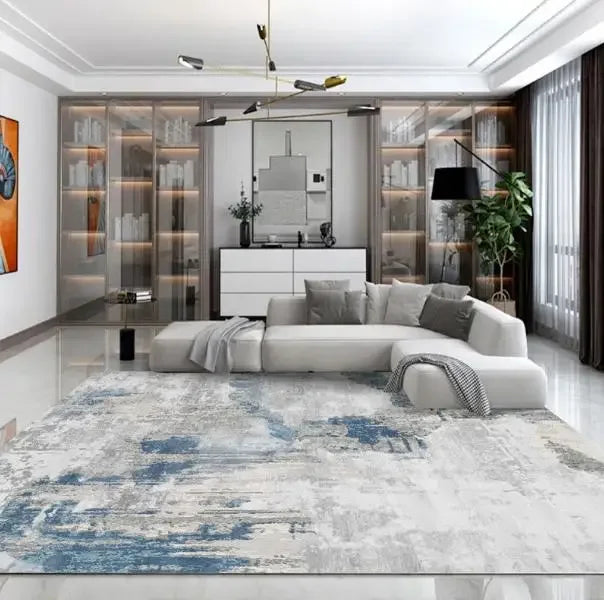 Moderner Schlichter Wohnzimmer Dekorations-Teppich