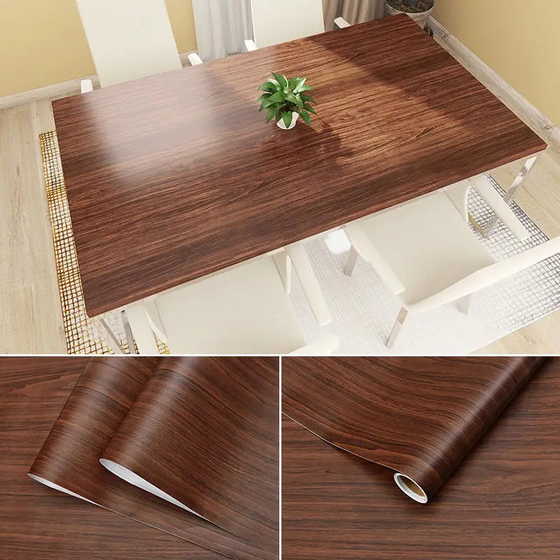 Holzmaserung DIY Aufkleber PVC Selbstklebende Wasserfeste Tapete