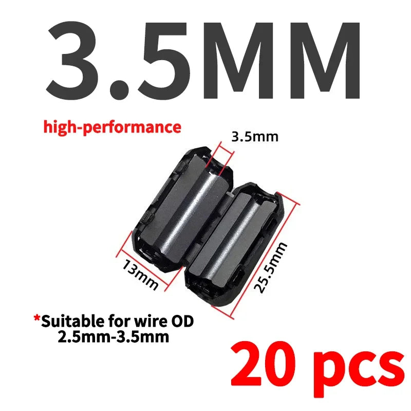 20 Stück Magnetring Ferrit-Filter