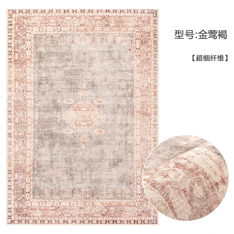 Amerikanischer Retro Teppich für Wohnzimmer