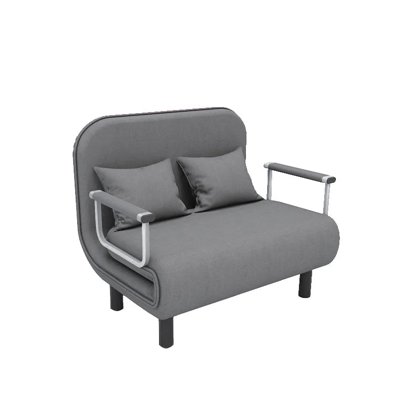 IHOME 65cm Graues Schlichtes Klappsofa-Bett