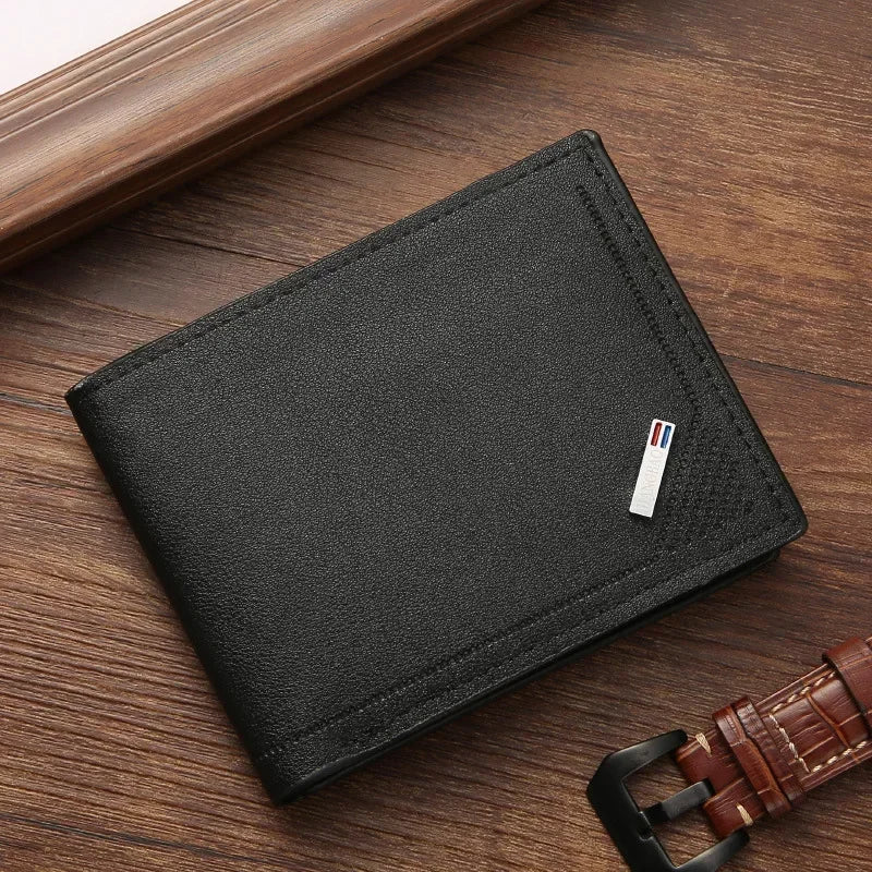 Minimalistische Leder-Geldbörse – Schlankes Portemonnaie für Herren