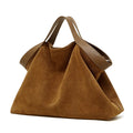 Burminsa Wildleder Echtleder Hobo Handtasche