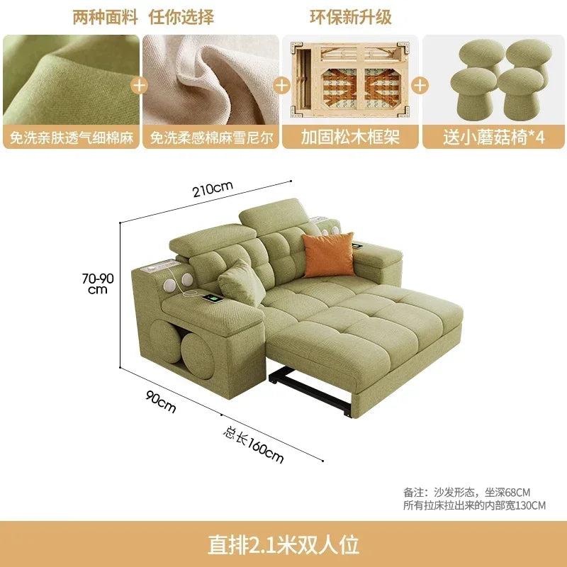 Lounge Armrest Elasticas Sofa Hidden Bed Multifunctional Luxury Sofas Modern Funky Minimalist Designer Muebles TrendyFurniture