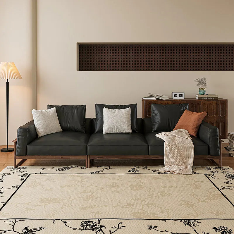 Sectional Leather Living Room Sofas Designer Floor Nordic Lazy Living Room Sofas Mid Century Couch Sillon Cama Salon Furniture