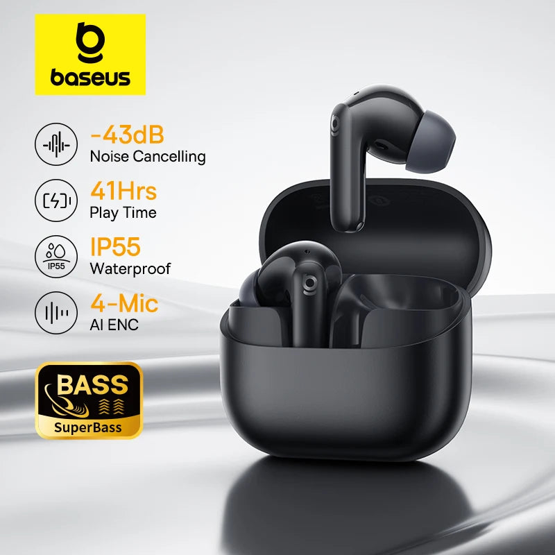 Baseus Bass EP10 NC -43dB Noise Cancelling Ohrhörer