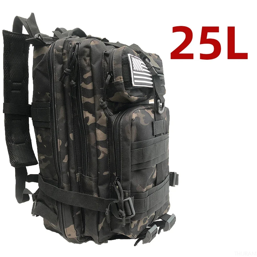 25L/50L Robuster Nylon Wasserdichter Taktischer Rucksack