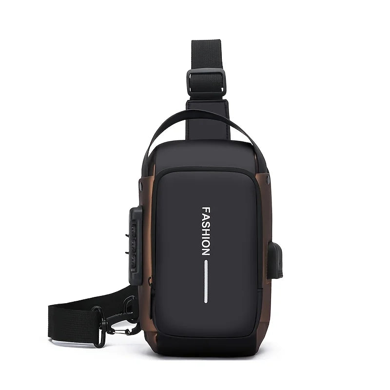 Robuste Oxford Stoff Herren Sling-Tasche