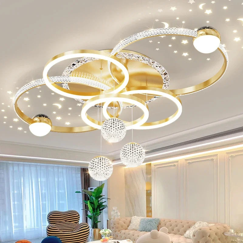 Moderne LED Deckenleuchte für Wohnzimmer Dekoration