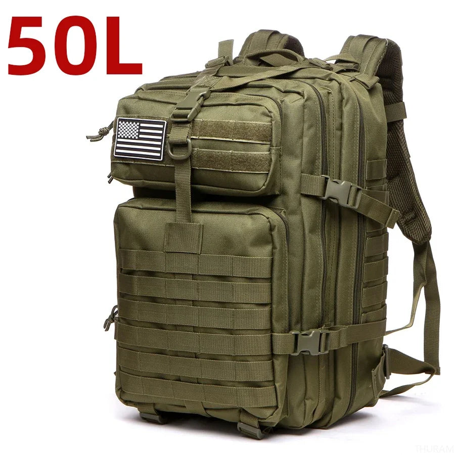 25L/50L Robuster Nylon Wasserdichter Taktischer Rucksack